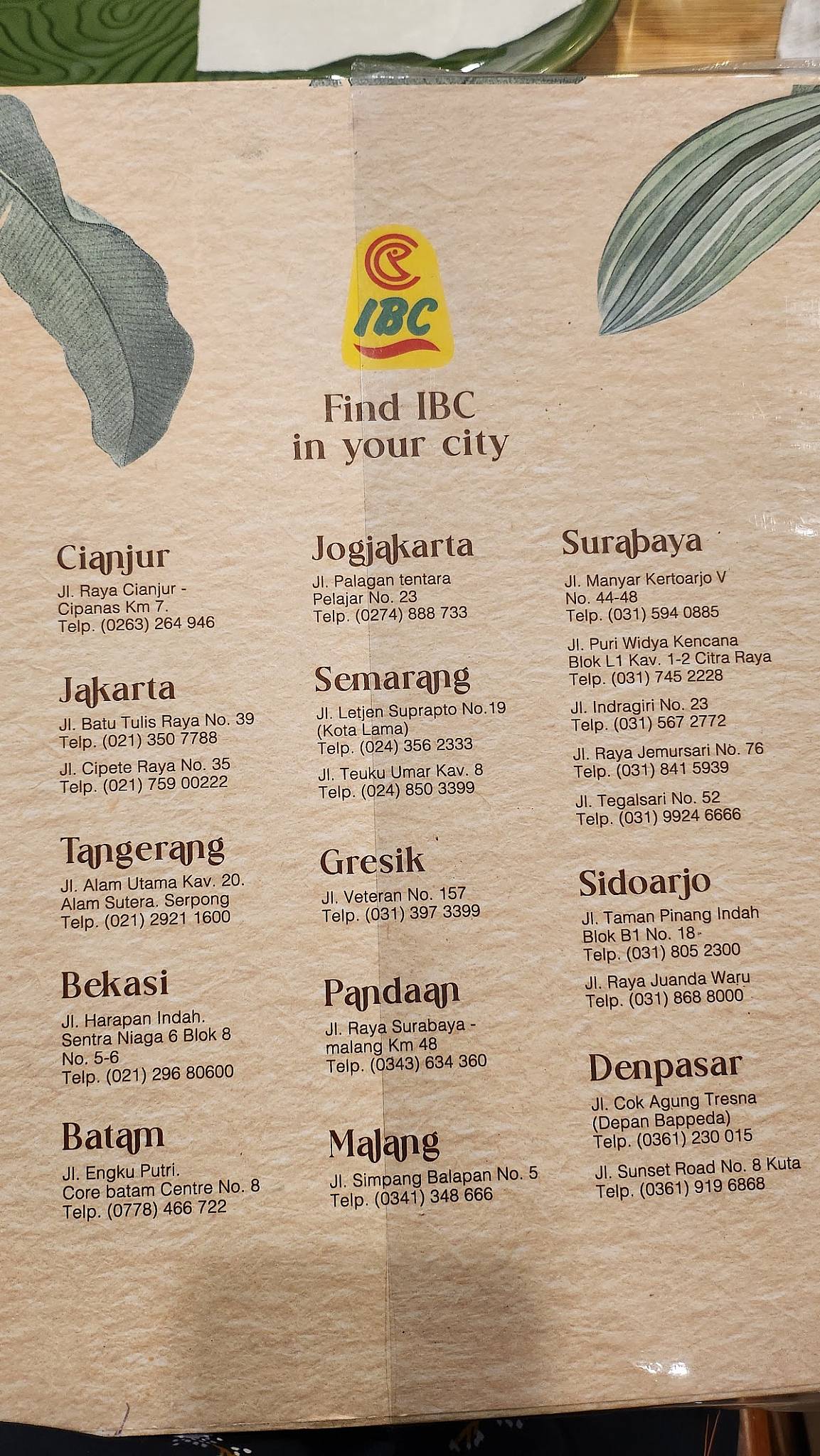 Меню ресторана Ikan Bakar Cianjur - Batu Tulis, Джакарта, 3