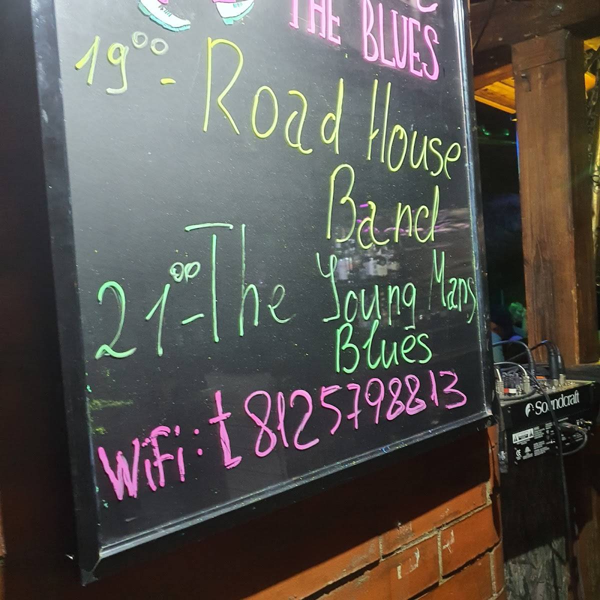 Blues Club Hendricks меню