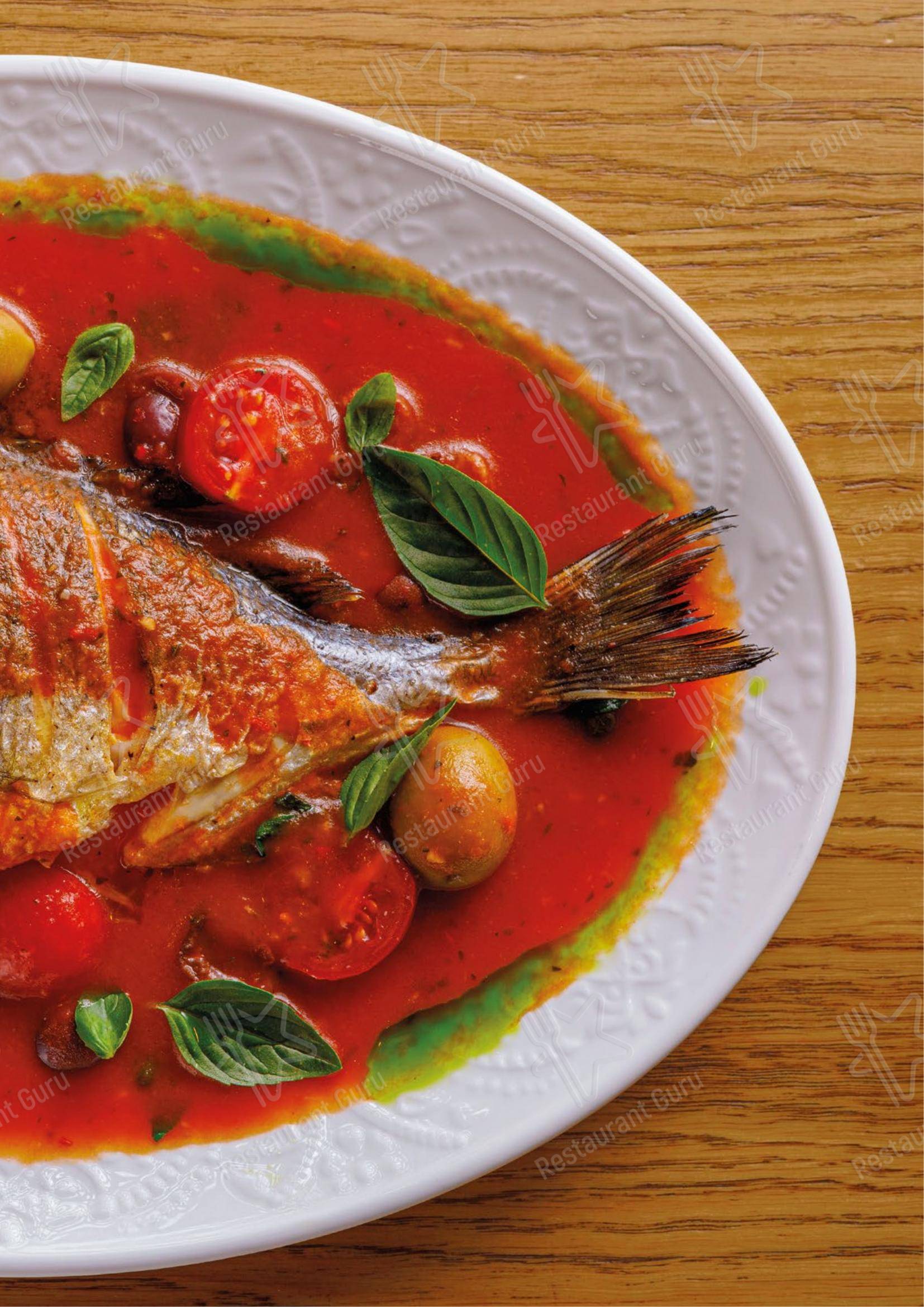 Меню Bona - еда и напитки