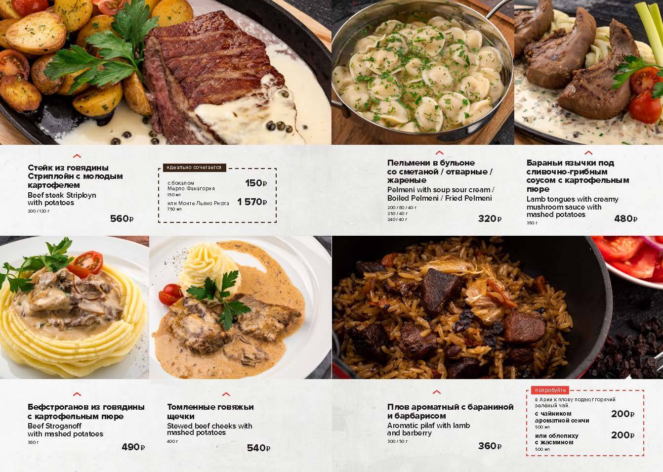 Разведка меню