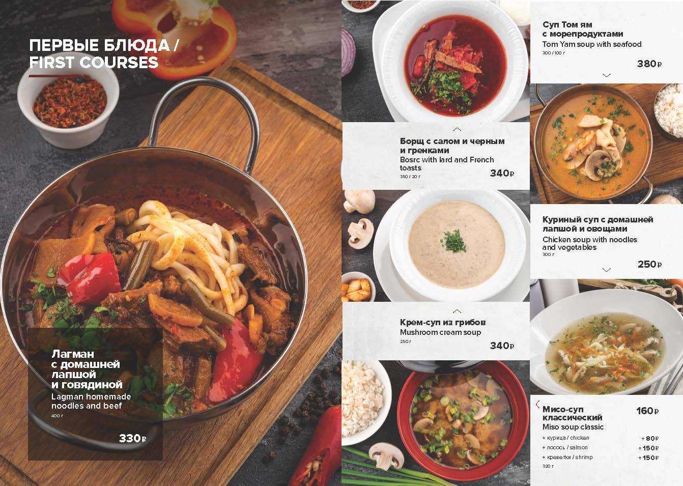 Разведка меню