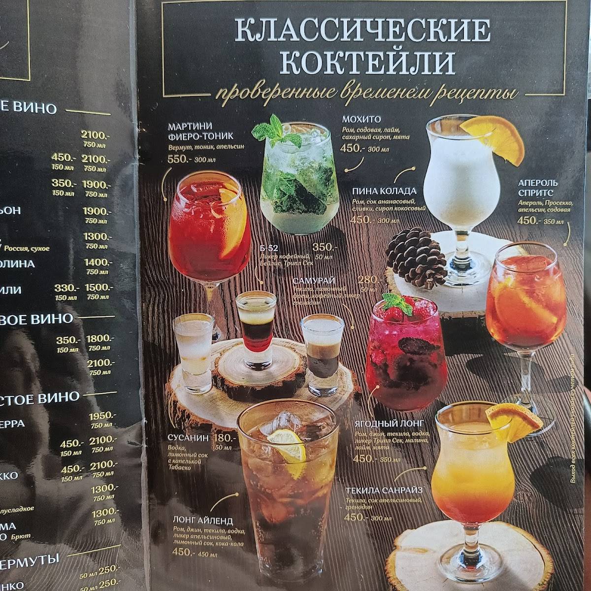 Сусанин House меню