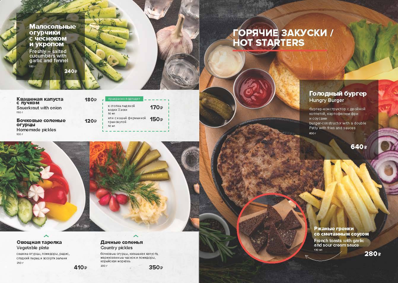 Разведка меню