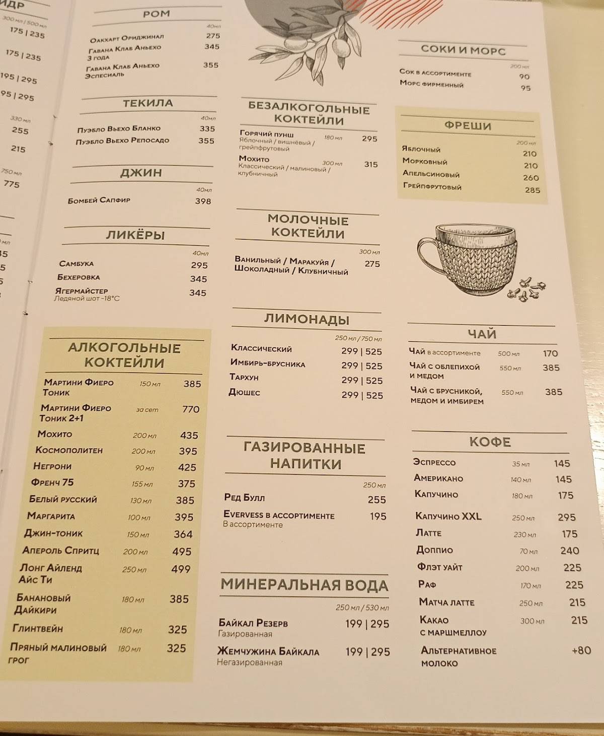 Пармезан меню