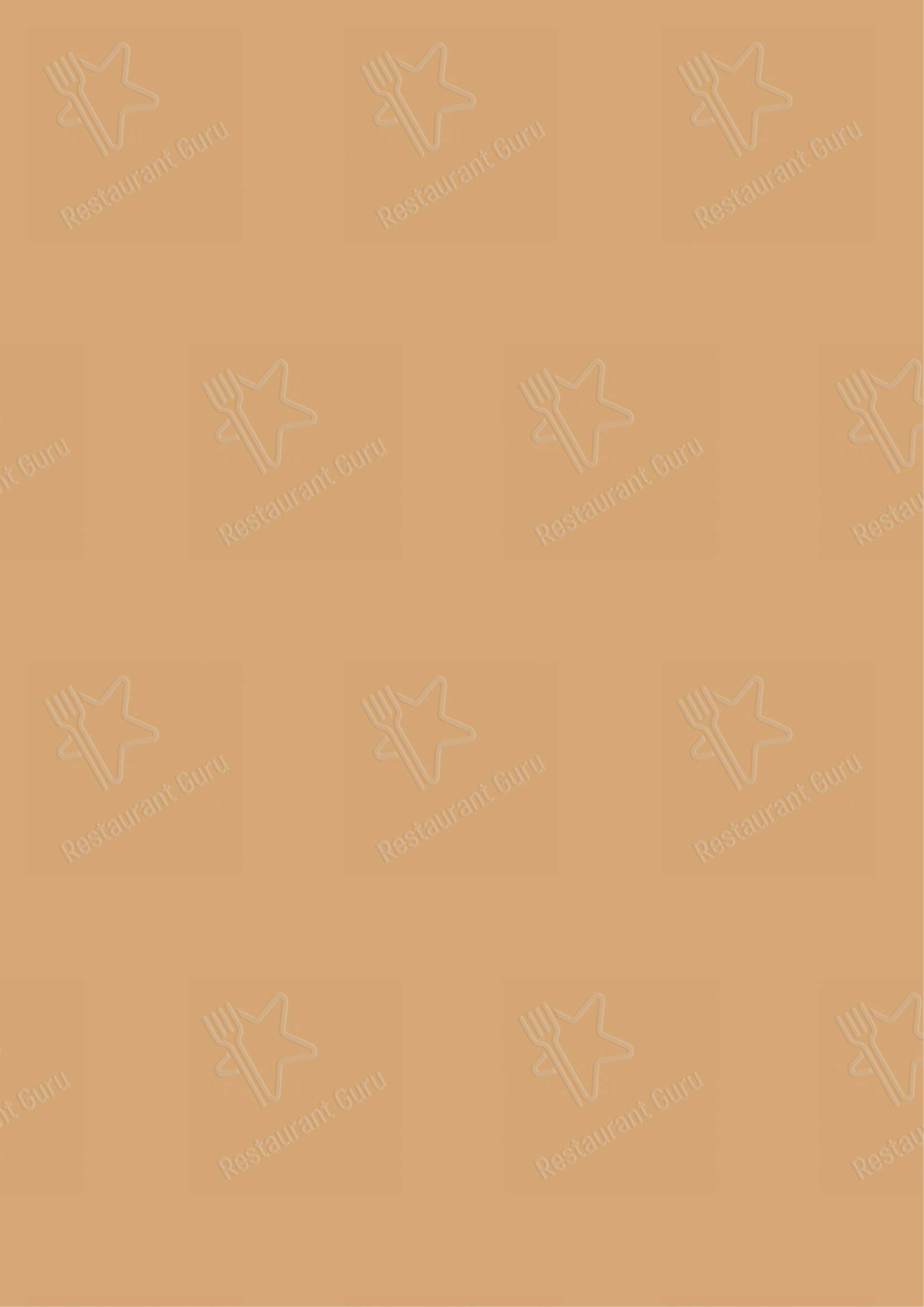 Drink menu ресторана Alice Garden в Санкт-Петербурге