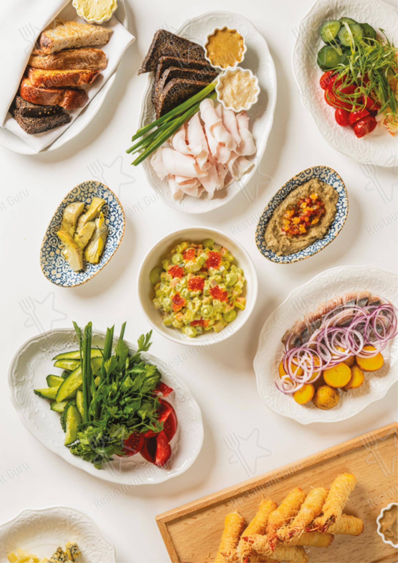 Drink menu ресторана Alice Garden