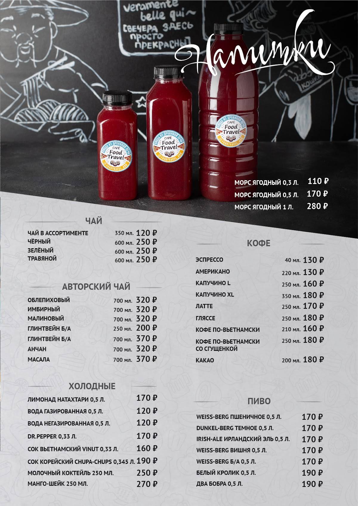 Food Travel меню