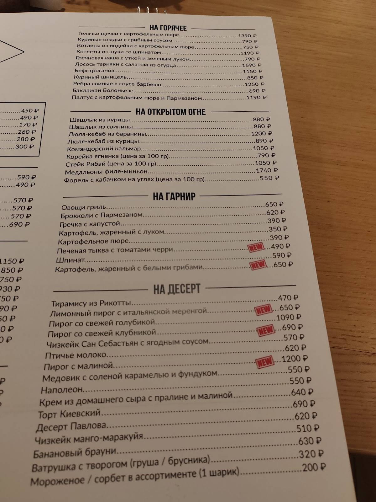 Сыроварня меню