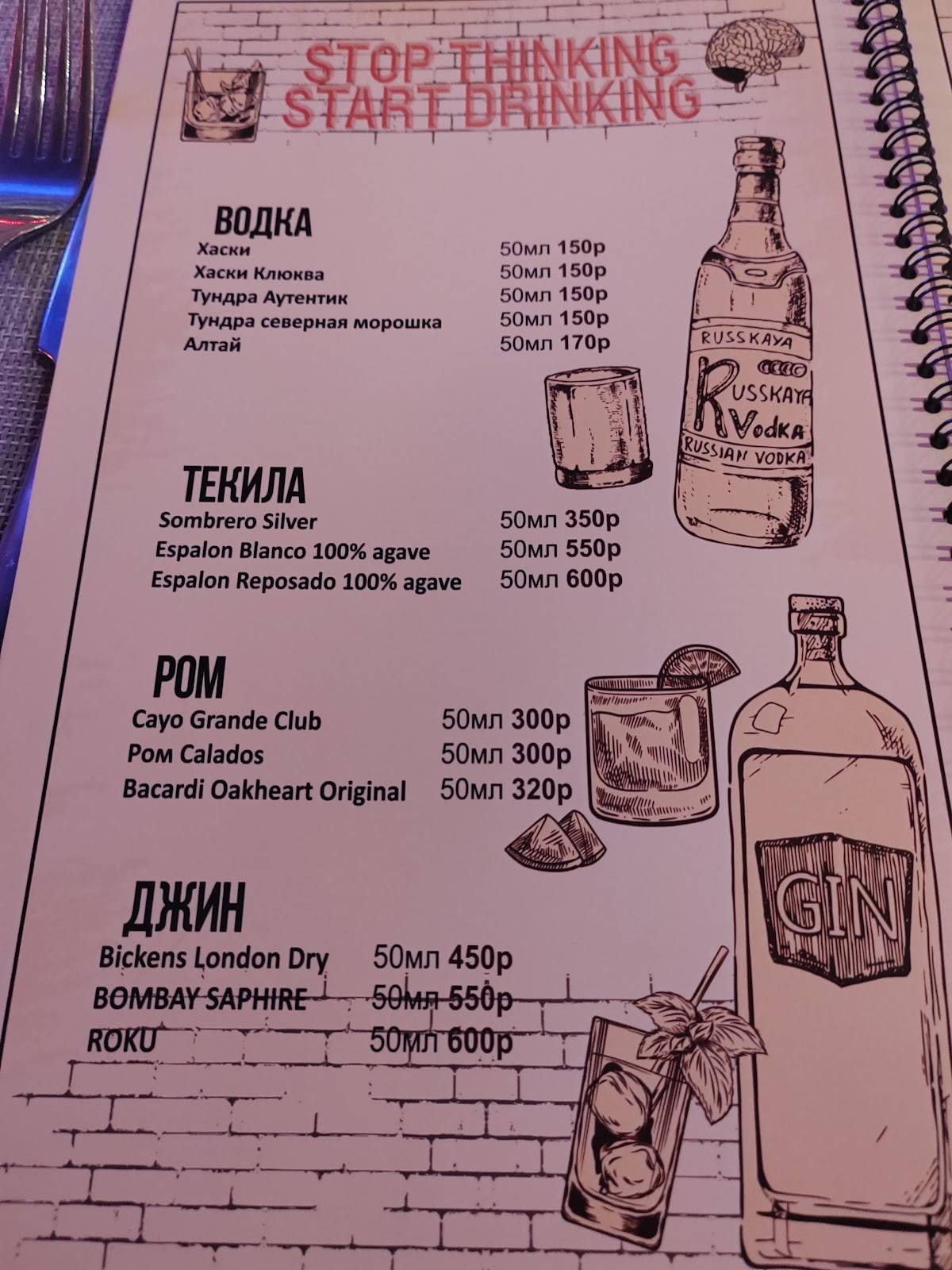 Нет проблем меню