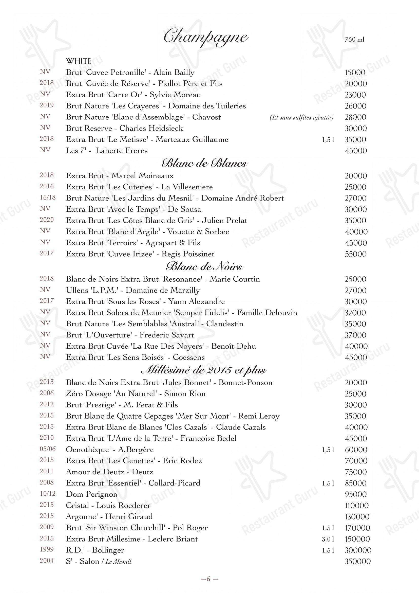 Oltremare в Москве - Ночное меню