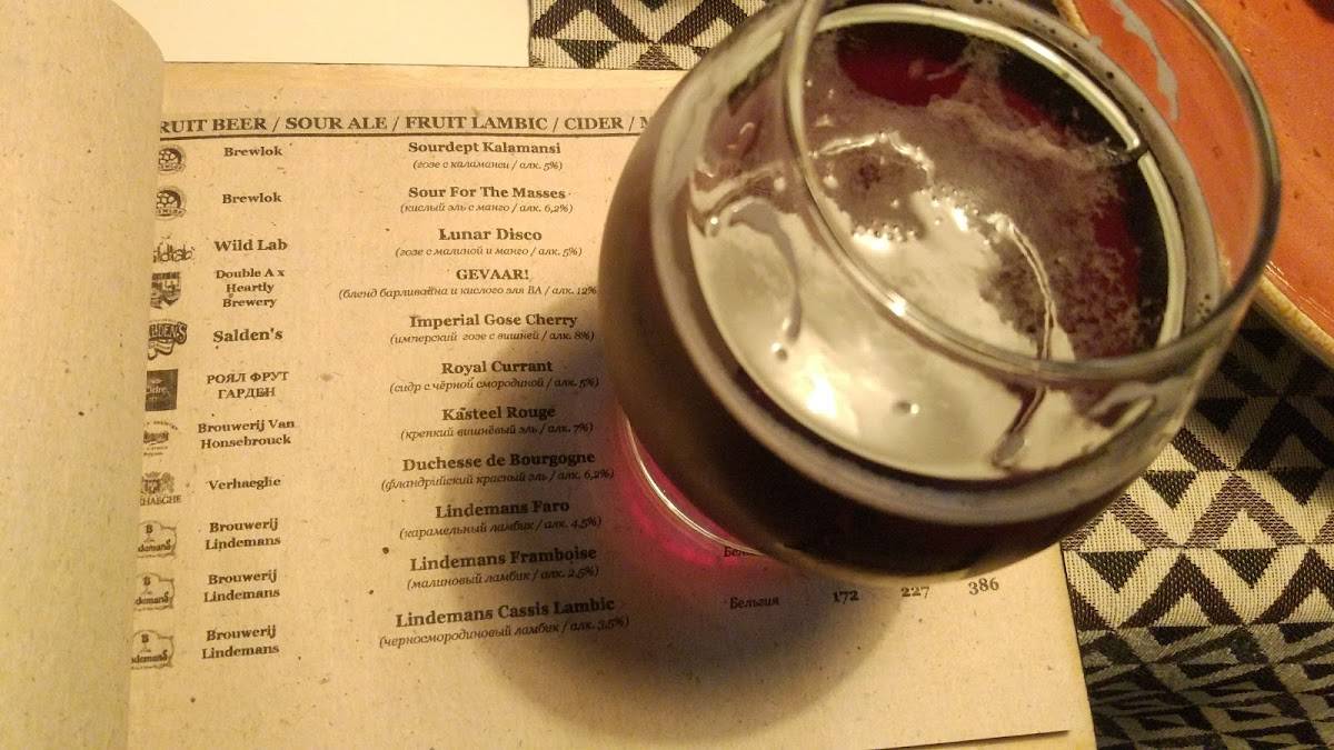 Брюггер меню