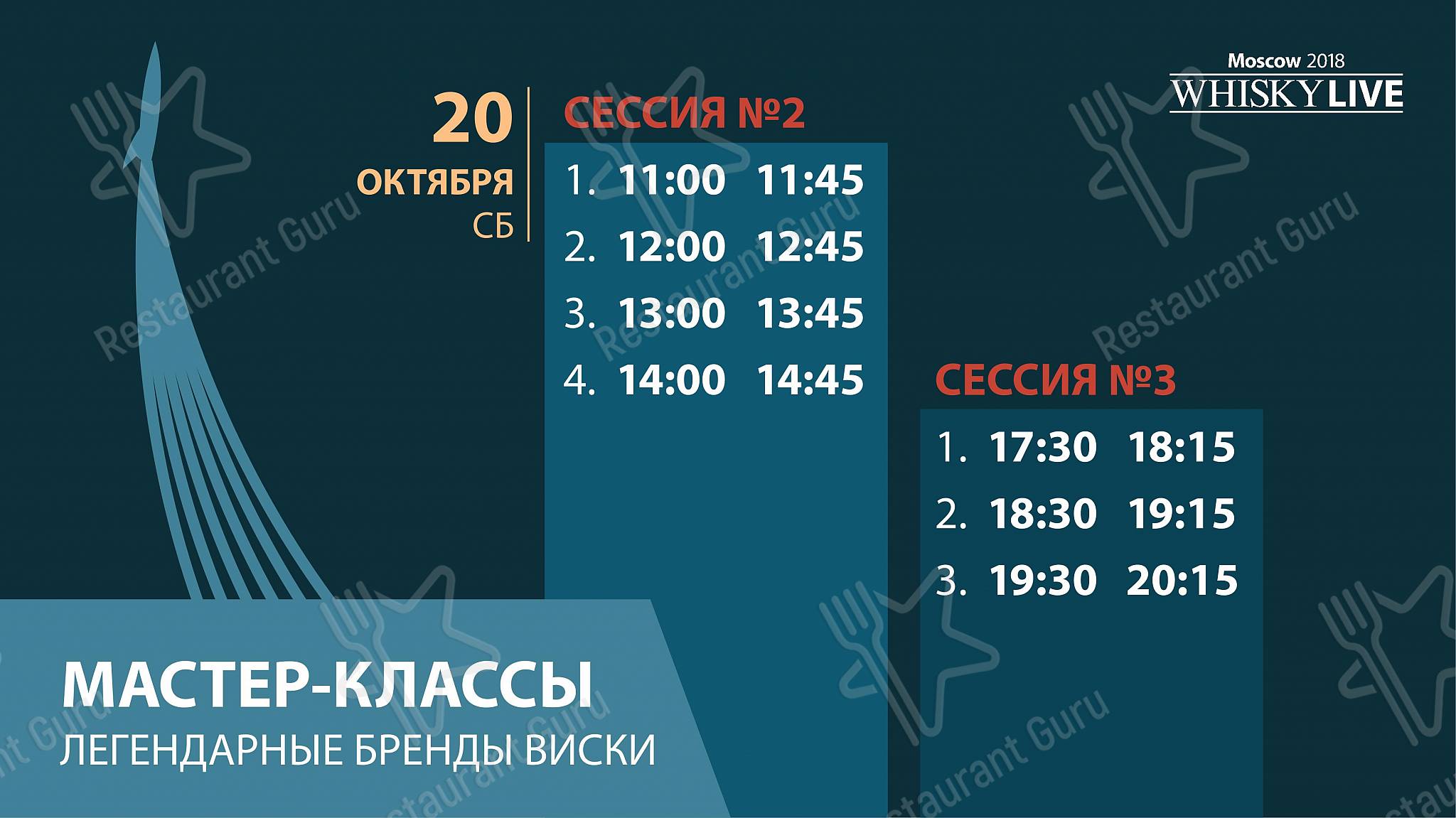 Меню паба и бара Брюс бар в Москве