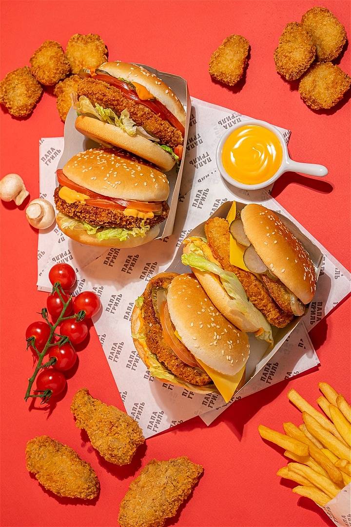 Папа-Гриль меню