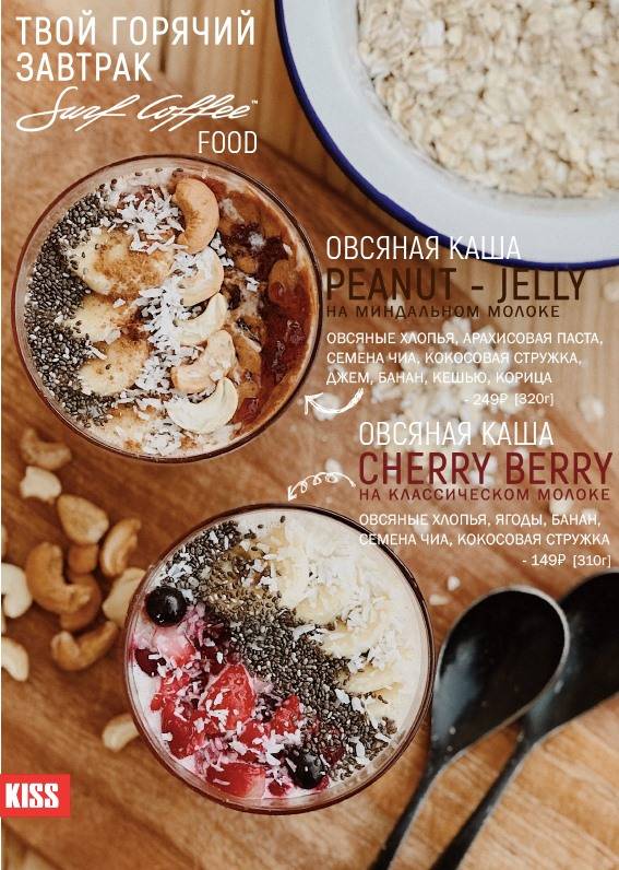 Surf Coffee X Globe меню