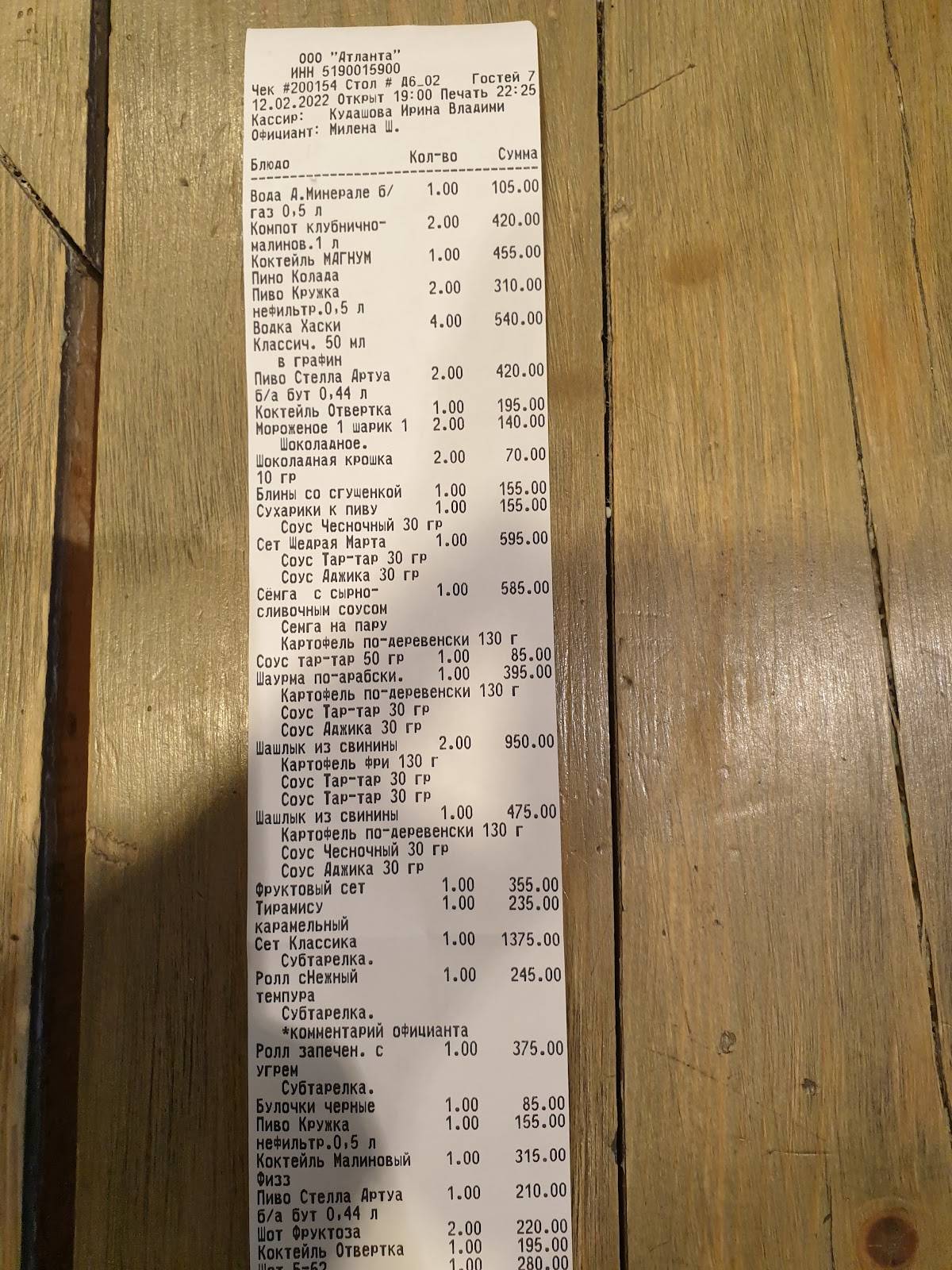 Кружка меню