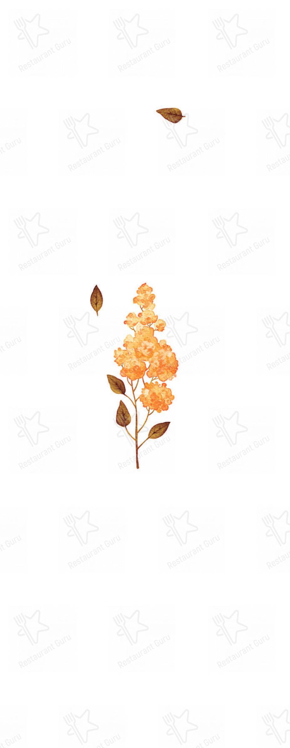 Меню ресторана Andreale - Основное меню