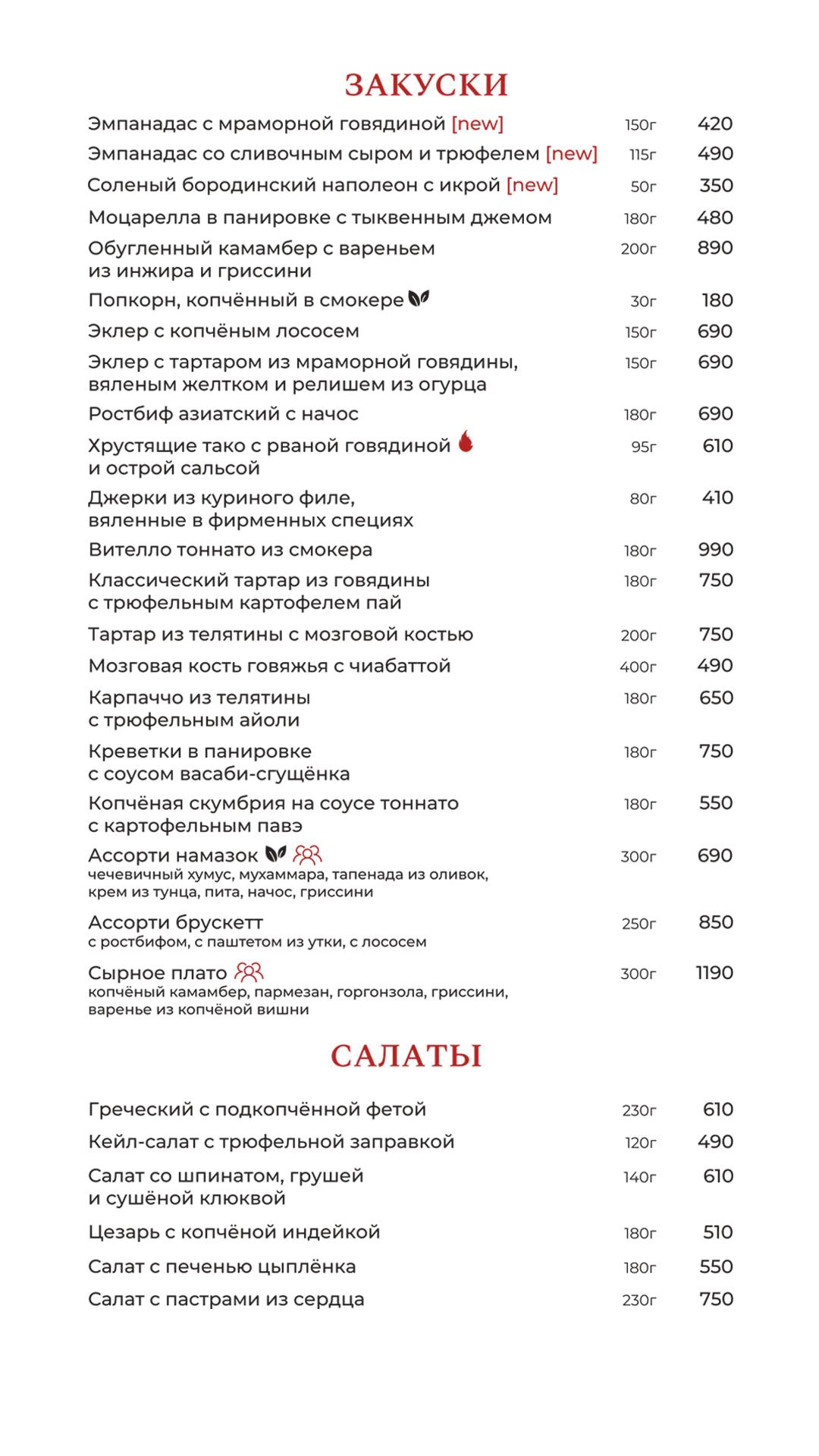 Meat Happens BBQ меню