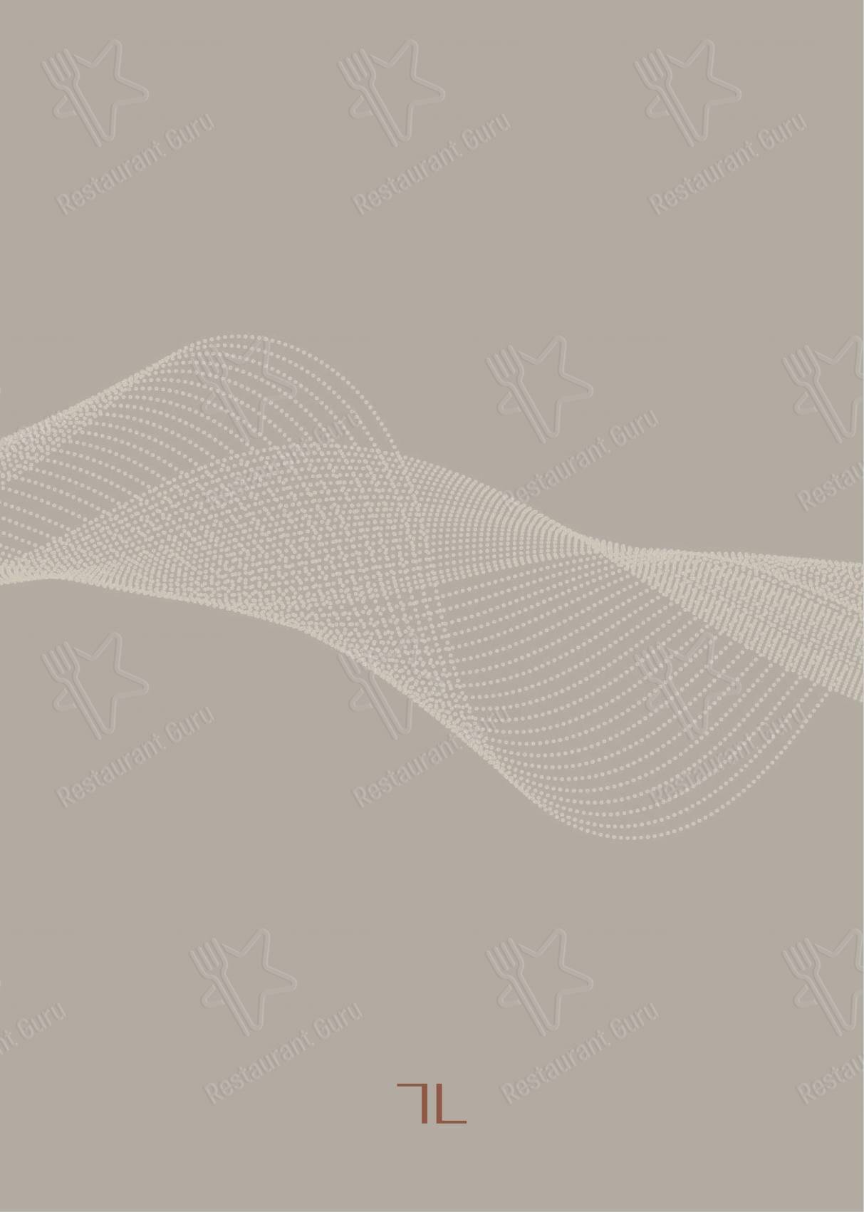 Меню паба и бара Timeless