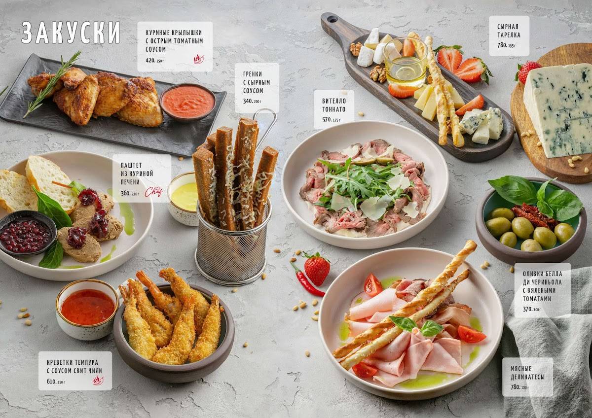 Пеперони меню