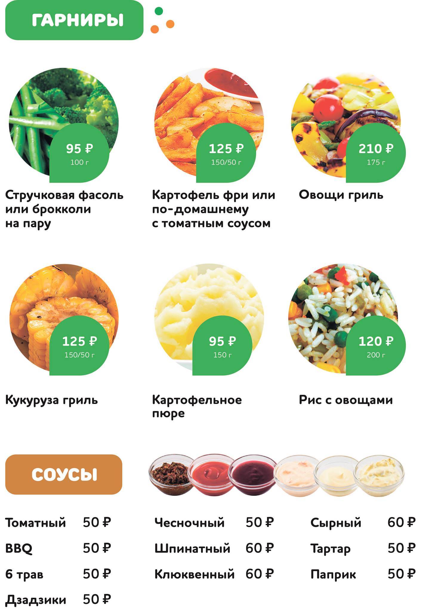 Коктейль меню