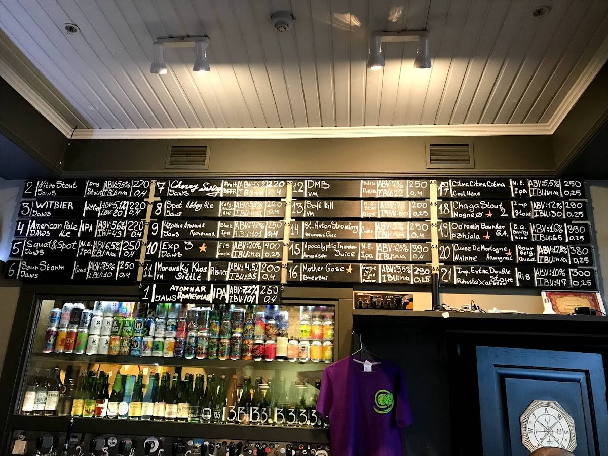 Бар Спица меню