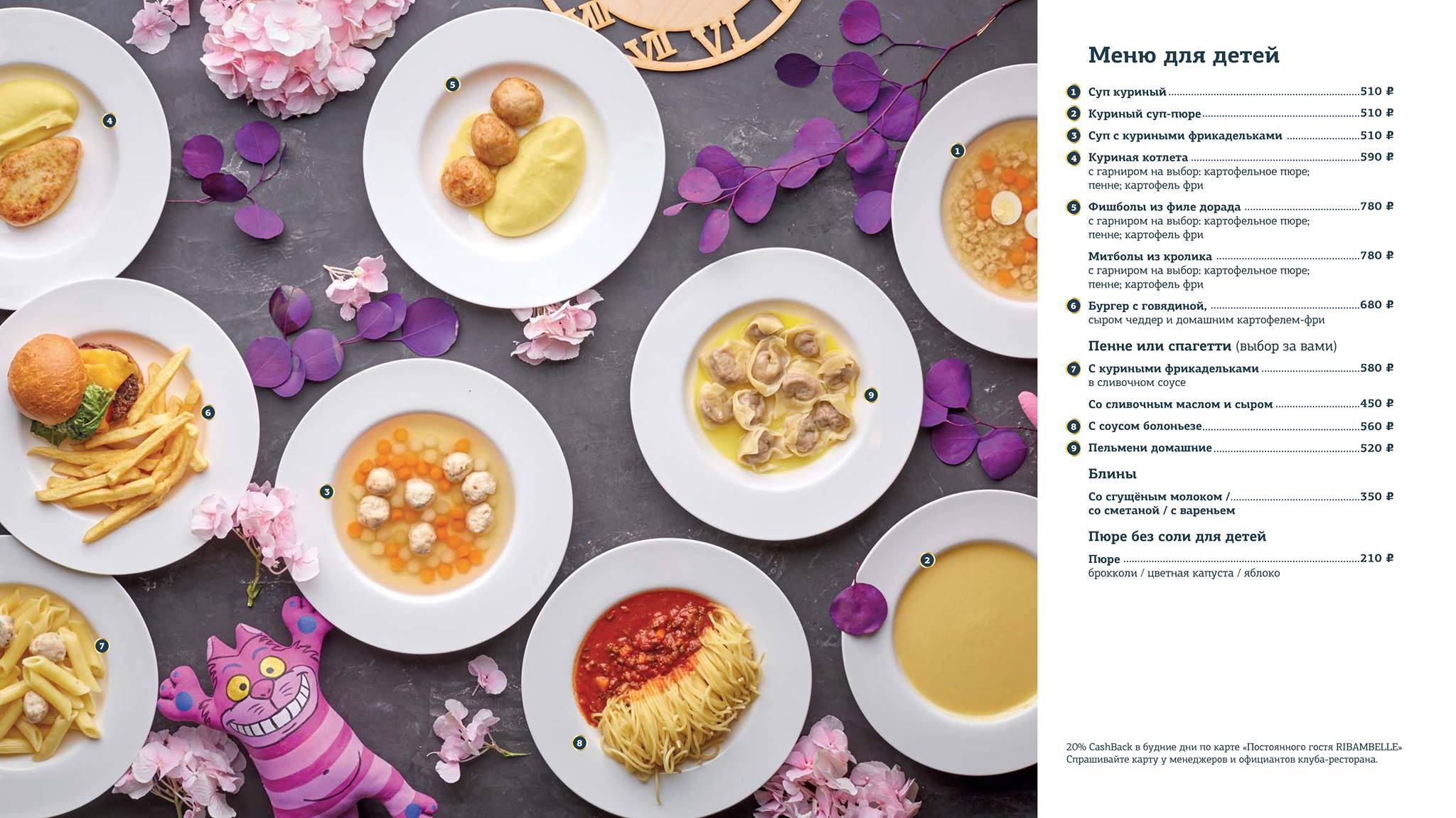 Ribambelle меню